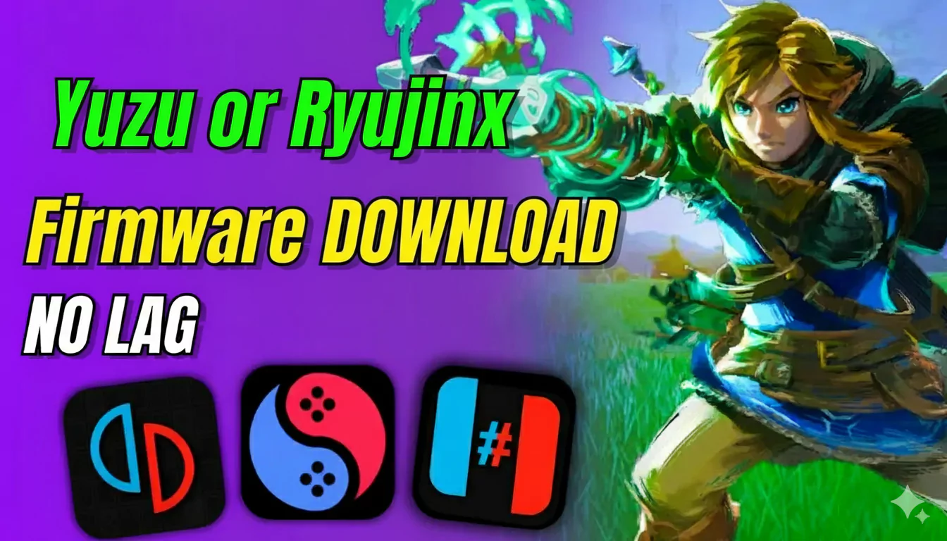 Yuzu or Ryujinx Firmware download